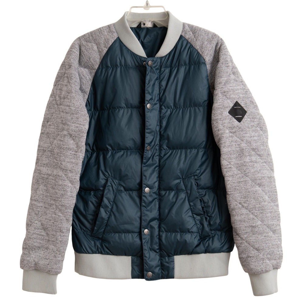 The North Face Mens S Coat Hybrid Goose Down Bomber Jacket GorpCore Athleisure